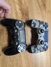 Sony DualShock 4 Wireless Controllers - Black and Camouflage TESTED