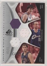 2006 SP Game Used Edition 12/25 Andrew Bogut Zydrunas Ilgauskas Nenad Krstic nd3