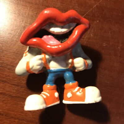 Vintage Applause Tang Genetal Foods Big Lips Mouth Figure Toys set