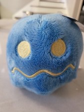 Pac Man 5" Blue Ghost New soft Stuffed Plush toy Bandai Namco collectible rare