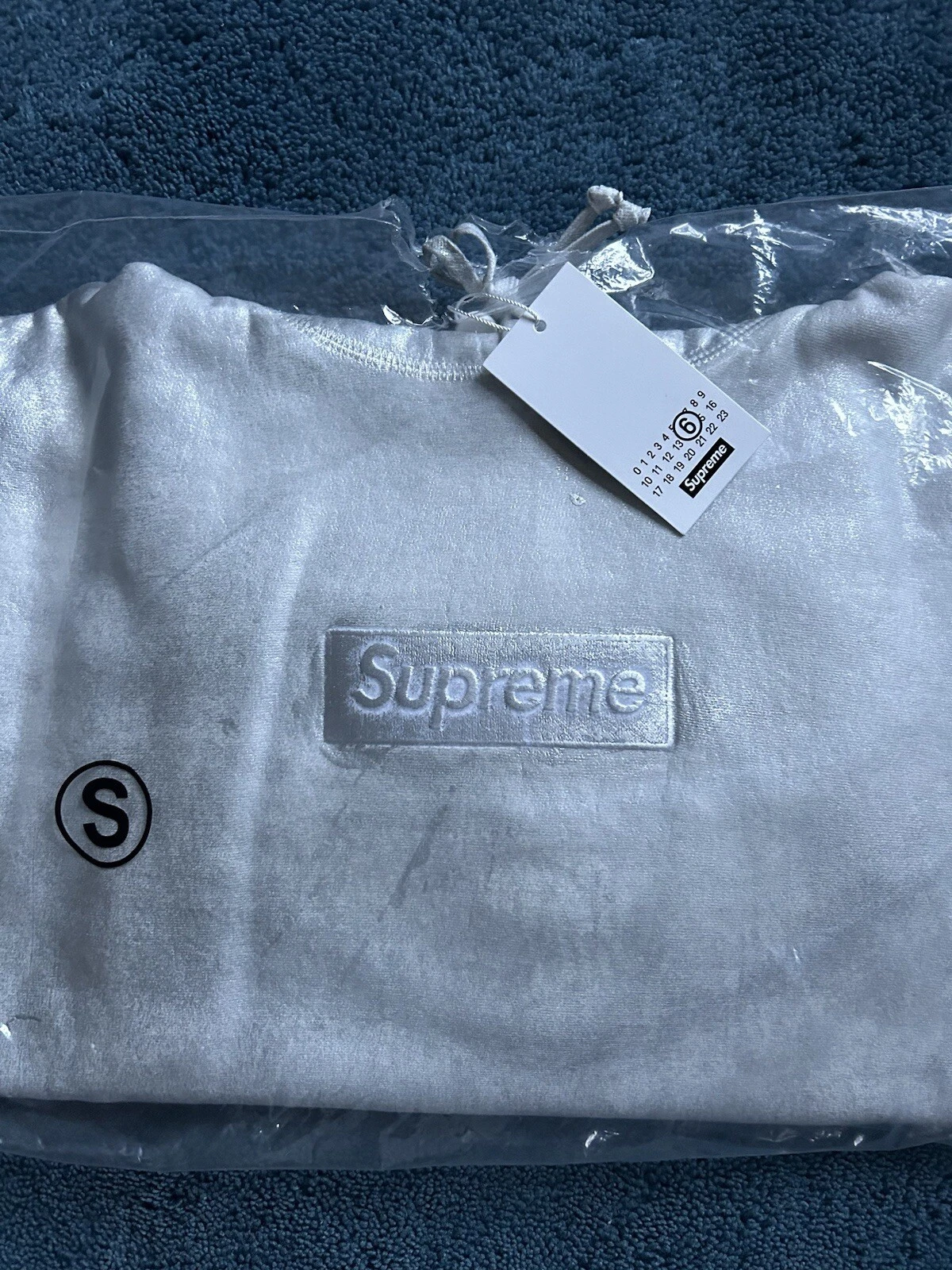 Sweat à capuche Supreme MM6 Maison Margiela Box Logo 