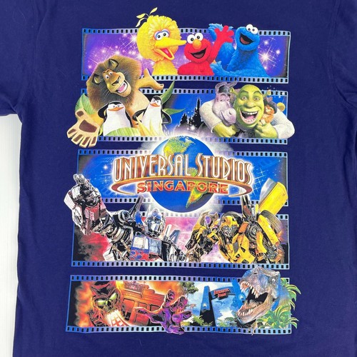 Universal Studios Singapore Purple Graphic T-shirt Adult Size L - Picture 3 of 6