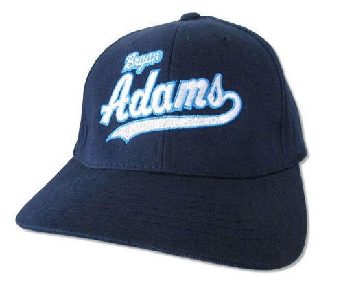Bryan Adams Logo Navy Blue Baseball Cap 