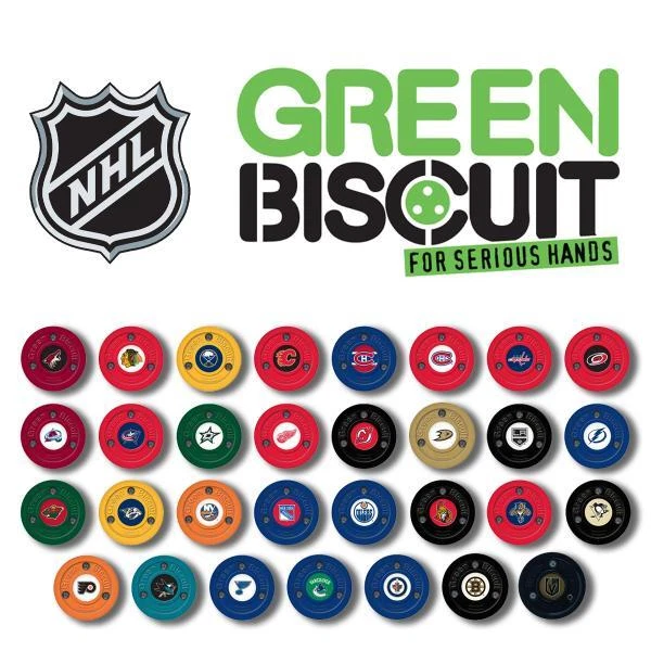GREEN BISCUIT Trainings Puck NHL STICKHANDLING HOCKEY EISHOCKEY STRAßE NHL SKILL