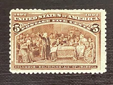 US Stamps-SC# 234 - 5 Cent - MOGH  - SCV = $55.00