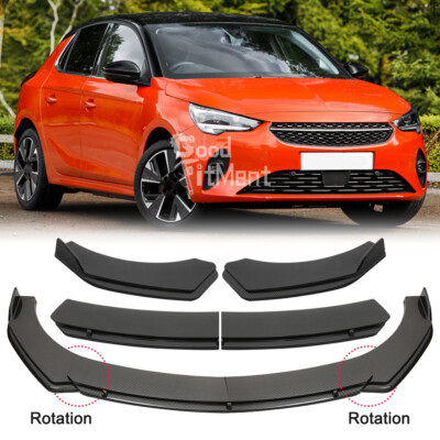 Kohlefaser Schwarz Frontstoßstangen Frontlippe Diffusor Für Opel Corsa B C D E F