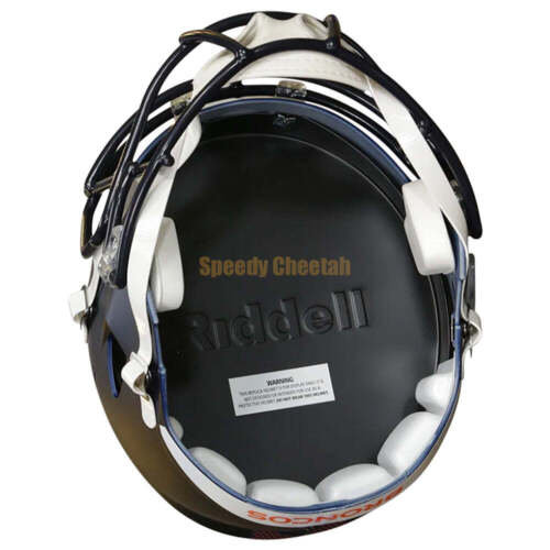 Denver Broncos Riddell Speed Full Size Replica Football Helm - NEU 2024 - Bild 4 von 4
