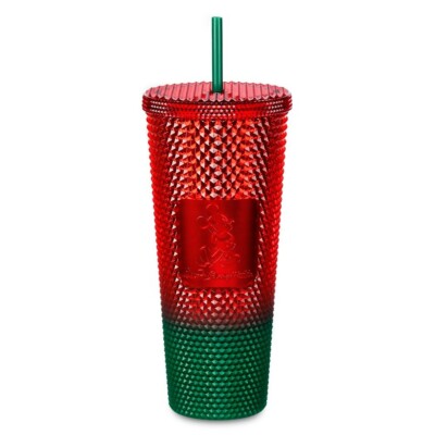 Mickey Mouse Red Green Starbucks Tumbler Cup with Straw – Walt