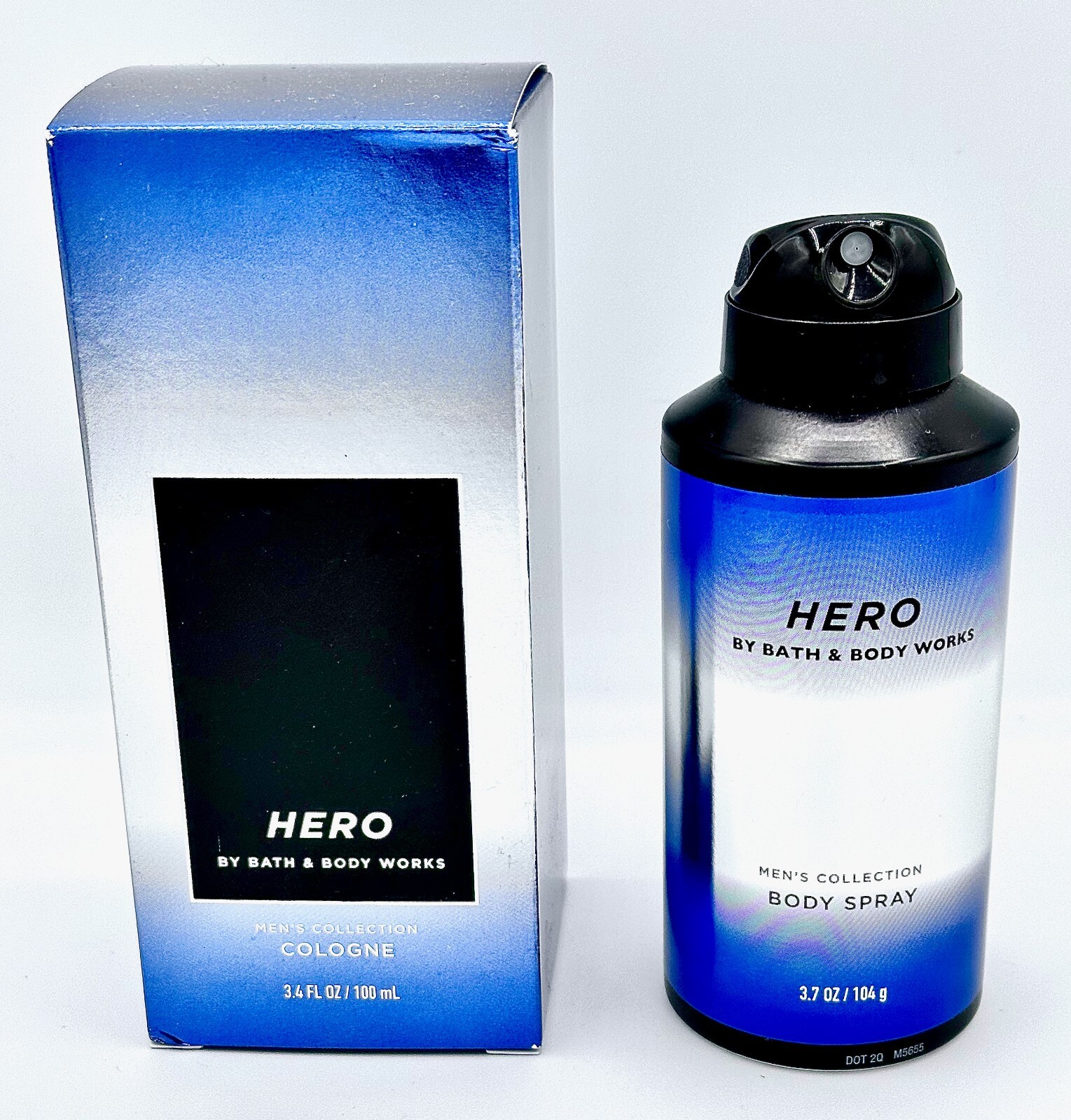 Bath & Body Works Men's Hero Cologne and Body Spray 2 Piece Gift Set New