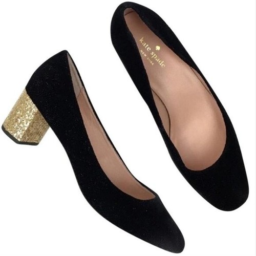 Kate Spade Black Gold Serene Velvet 