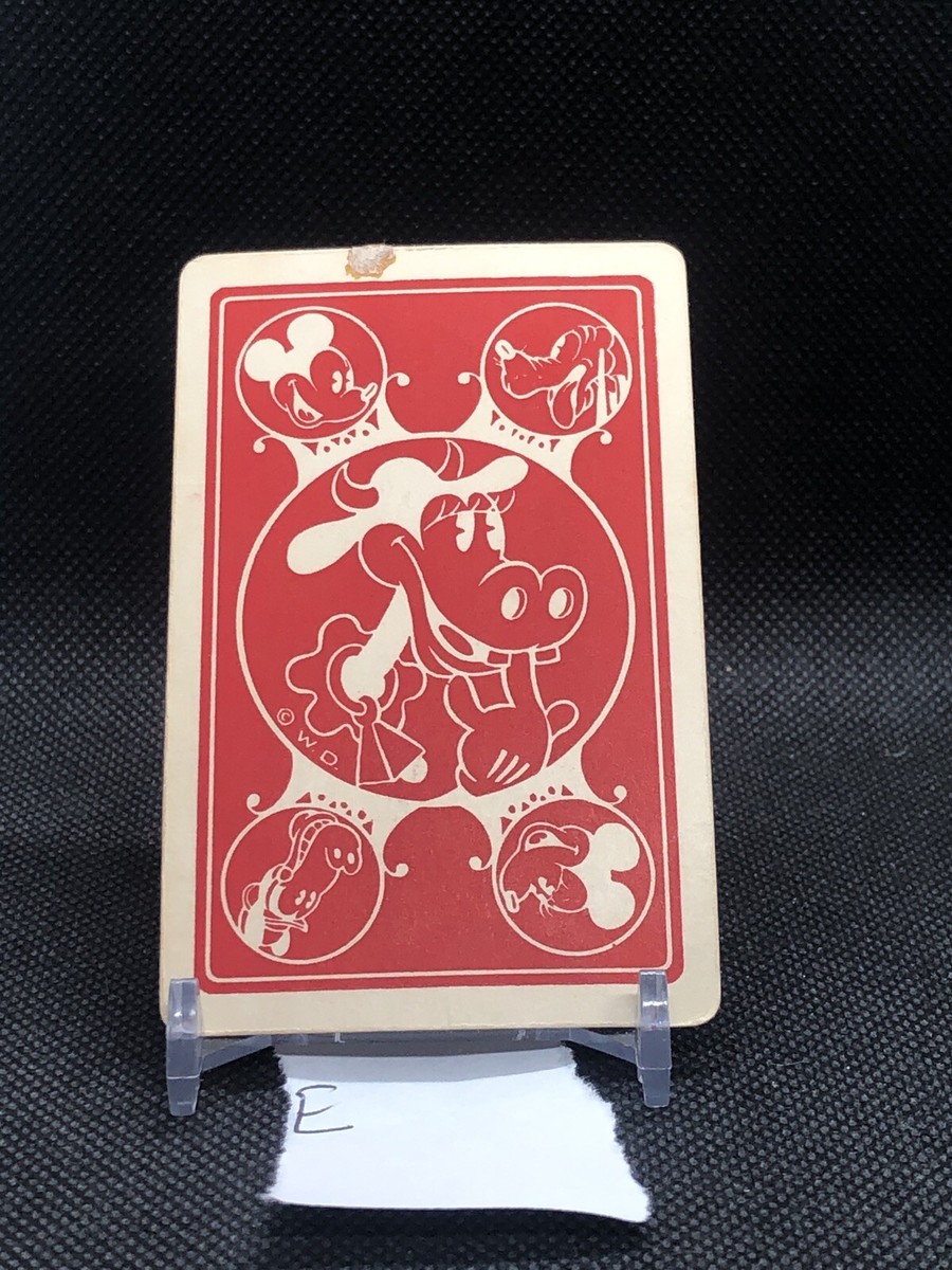 1937 WHITMAN MICKEY MOUSE OLD MAID CARD Horace Horsecollar Lower