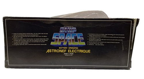 HOJALATA: NAVE ESPACIAL BUMP 'N' GO MODELO DE METAL ELECTRÓNICO HECHO ALREDEDOR DE 1990 - Imagen 13 de 16