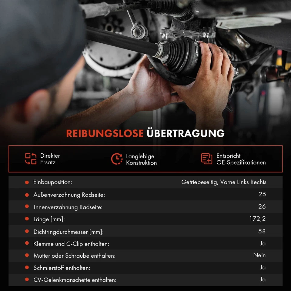 Kit De Joint De Cardan Avant Pour Fiat Bravo 2 Croma 194 Lancia Delta 3 1.4 1.6 - Photo 3/4