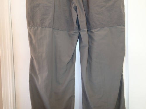 Rail Riders Men's Bushwacker Weatherpants Slate X-Large Zipper Hiking Pants - Picture 5 of 7