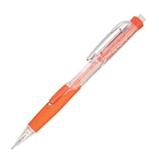 PD279TF Pentel Twist-Erase Click Mechanical Pencil, 0.9mm, Orange, Pack of 1
