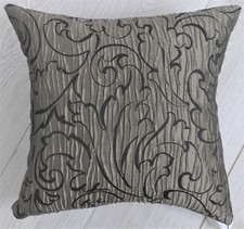Faux Silk Pleated Crinckled Effect Cushion Including Inner PAD- MADE in UK 