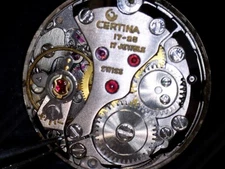  Certina 17-25 KFG Kurth Watch Movement Parts. Multi Watch Part Listing. 