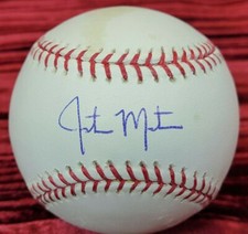 JUSTIN MASTERSON OFFICIAL RAWLINGS BALL  AUTO AUTOGRAPHED SIGNED BASEBALL MLB