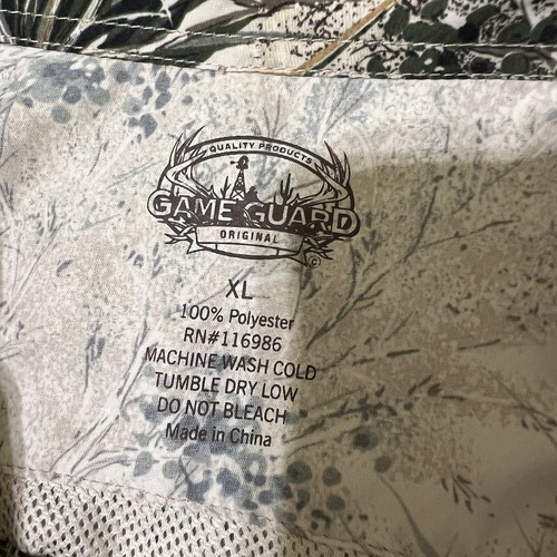 GAME GUARD Hunting Fishing Shirt XL- Brush Desert Cactus Camouflage Mens Vents - Picture 19 of 20