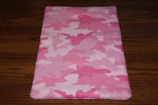 New Pink Camo 1 Fleece Dog Cat Pet Carrier Crate Blanket Bed Pad FREE S/H BCR