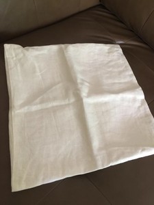 Pottery Barn Cream Off White Pillow Case Sham Cover Big Button 18