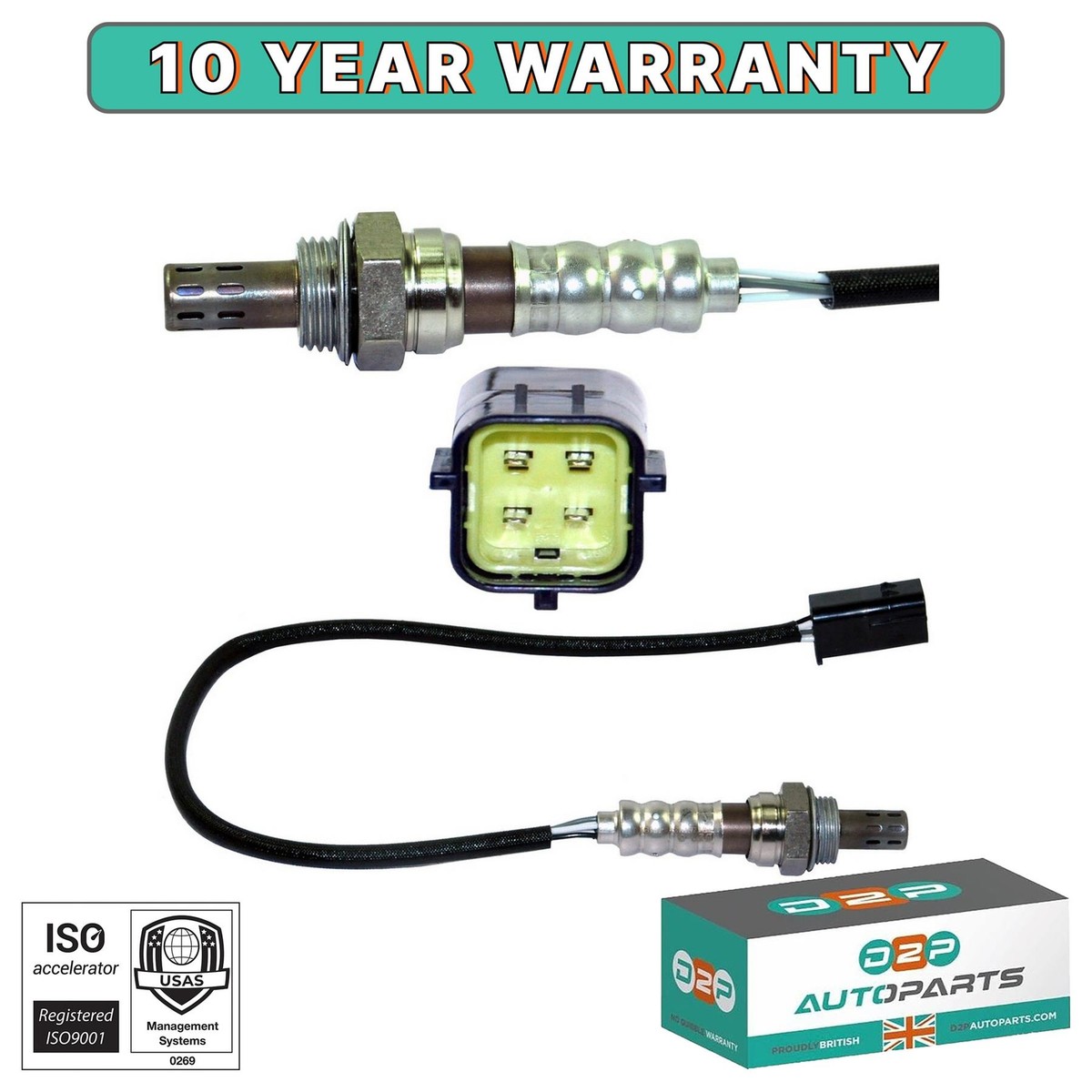 Universal Lambdasonde Auspuff O2 Probe Sensor 4 Draht 0258986602 