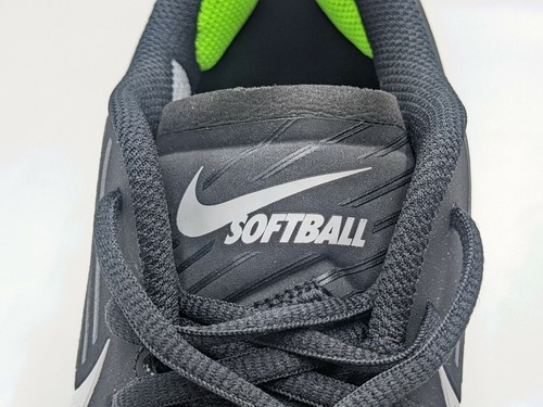 Nike Lunar Hyperdiamond 3 PRO Black White Grey Women's Softball Spikes Size 8.5 - Picture 9 of 14