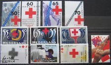 Netherlands - 3 sets + 1 stamp Red Cross MNH (2)