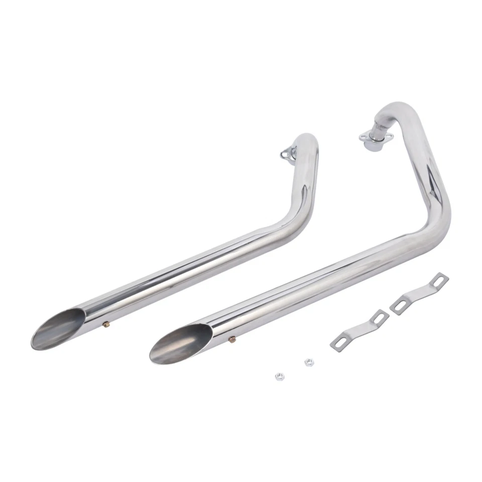 Shortshots Staggered Exhaust Pipe System for Honda SHADOW 1100 VT1100C2 VT1100C3 Foto 2 de 4