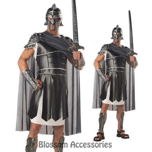 C128 Men Centurion Gladiator Halloween Fancy Dress Adult Costume