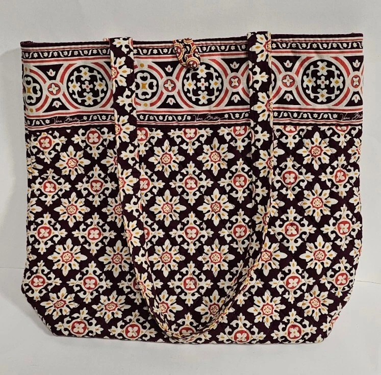 Vera Bradley Brown Medallion Button Women's Tote Bag - Image 2 of 4