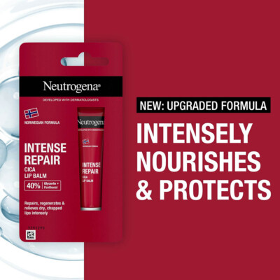 Neutrogena Intense Repair Cica Lip Balm Deep Moisture for Dry