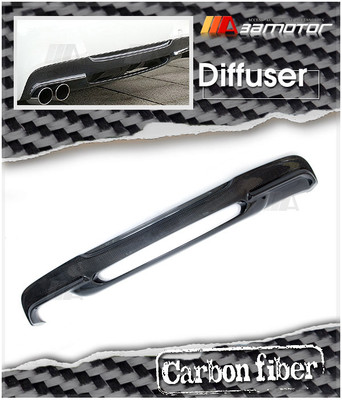 Carbon Fiber 3D Rear Bumper Diffuser Single fits BMW E90 E91 3-Series M Sport