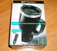TRAVEL MUG HEATED STAINLESS STEEL 