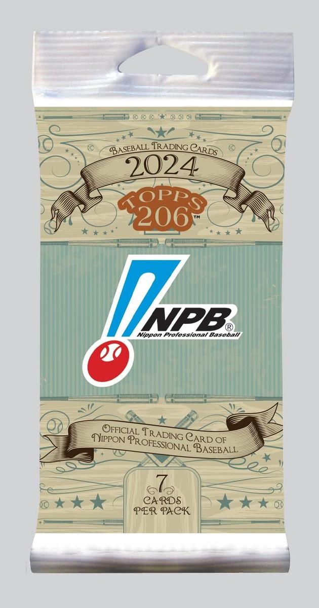 ✨5box✨2024 Topps 206 NPB BOX ベースボールカード Topps 2024 NPB 206 Baseball Card Box Factory Sealed