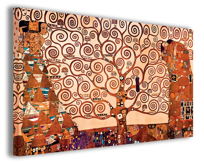 ITALIAN_MODERN_ART_2009 Quadri famosi Gustav Klimt XIX stampe riproduzioni su tela l'albero della vita