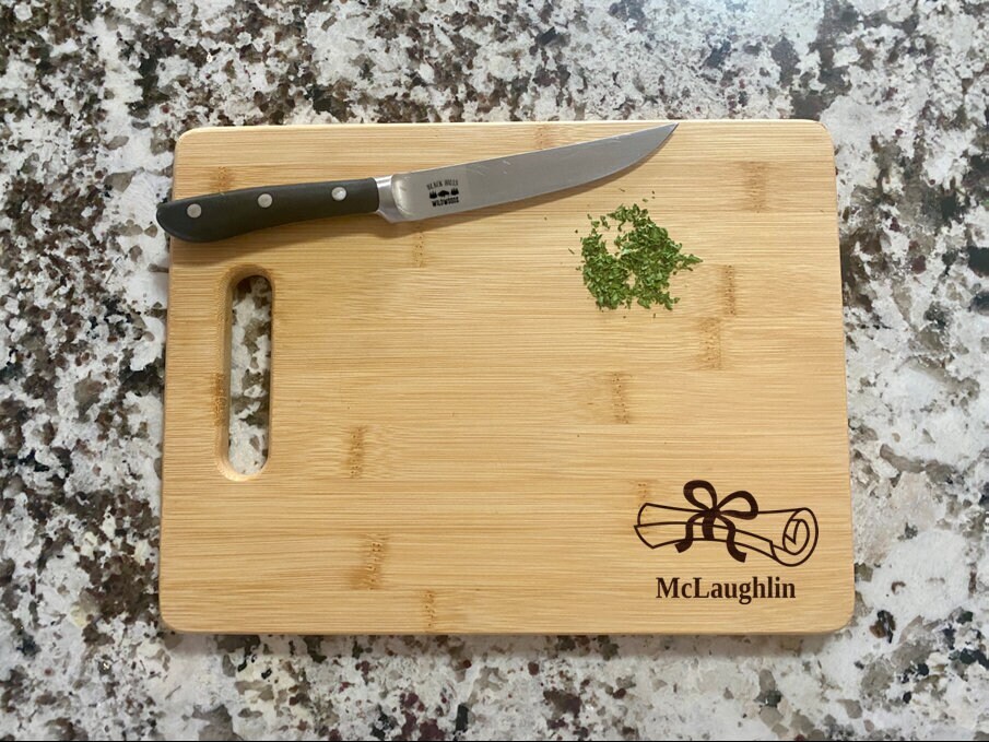 Diploma Graduation Cutting Board |  Diploma Charcuterie Board | Custom Serving