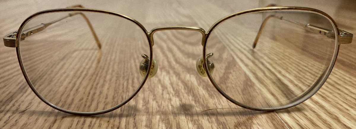 Ralph Lauren Polo Classic 130 Gold & Tort Metal Frame Eyeglasses 