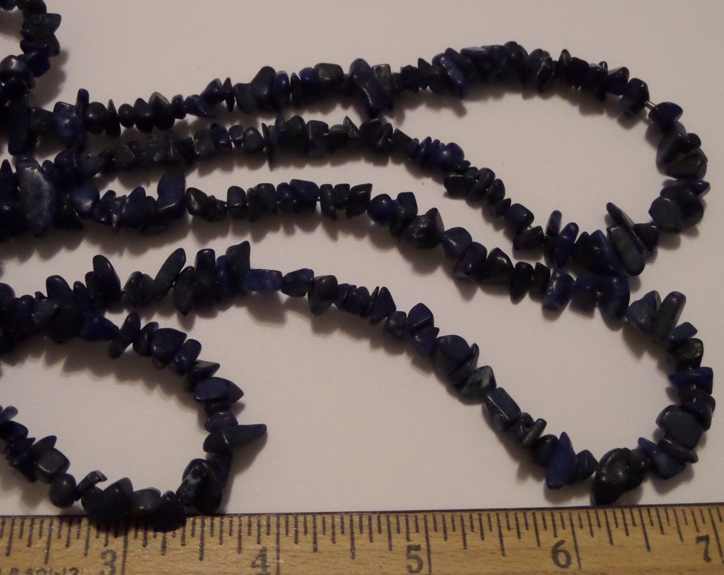 AMY KAHN RUSSELL STATEMENTS LAPIS LAZULI 40" CHIP… - image 6