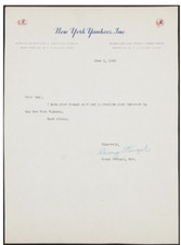 1949 Casey Stengel Signed Letter on New York Yankees Letterhead BASEBALL HISTORY