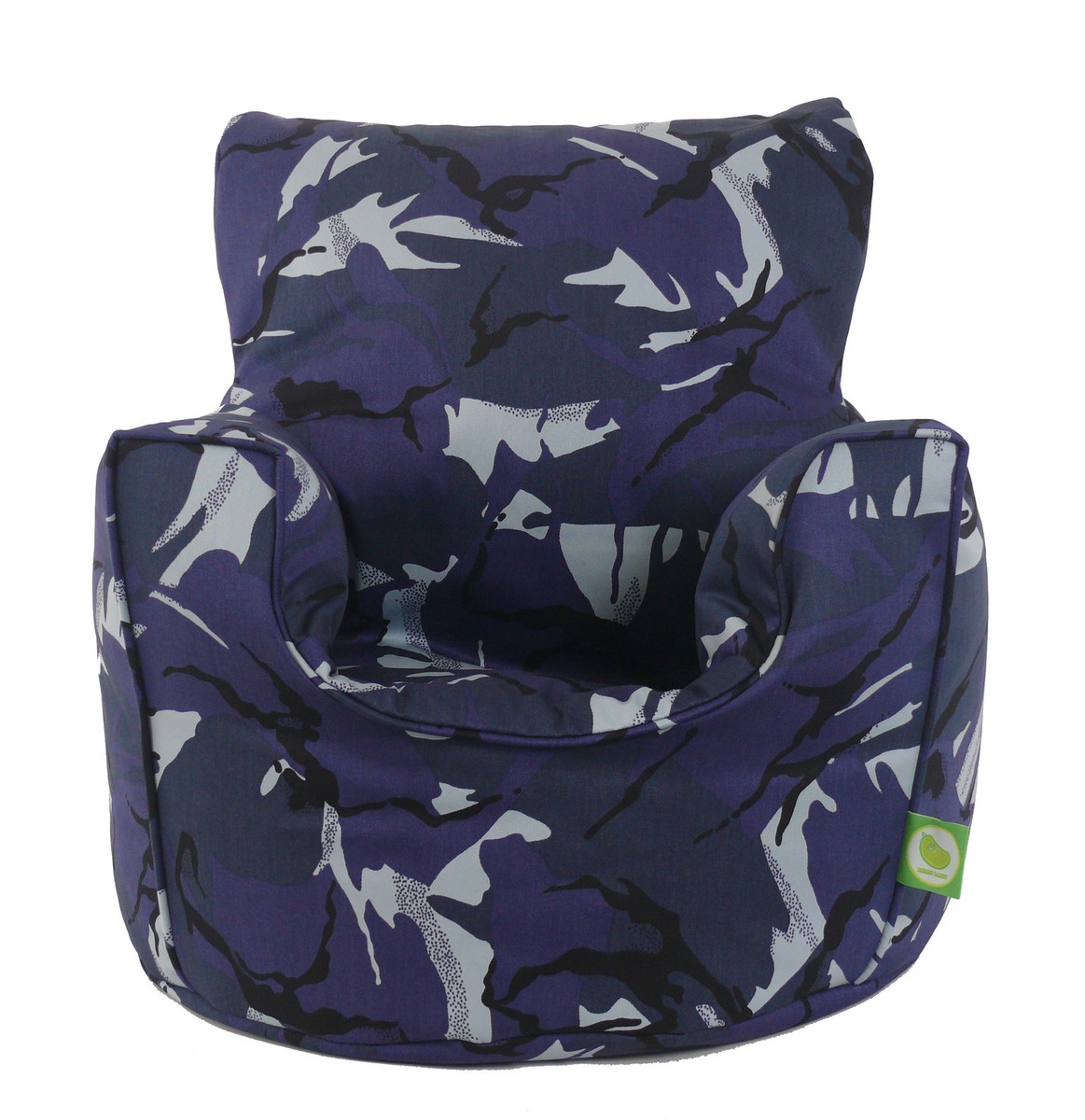 Cotton Urban Camo Camouflage Bean Bag Arm Chair with Beans Toddler