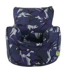 Cotton Urban Camo Camouflage Bean Bag Arm Chair with Beans Toddler From BeanLazy