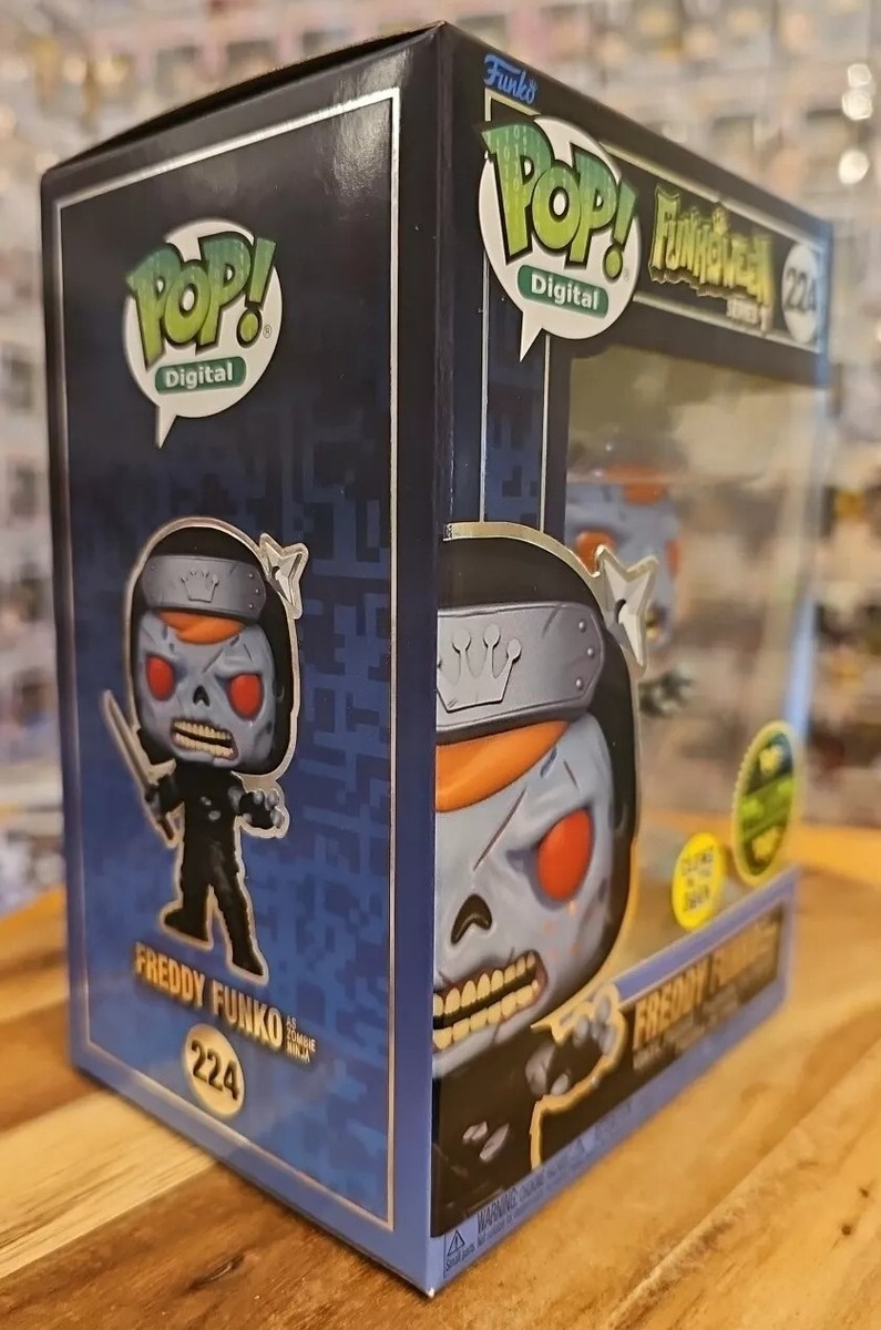 Funko Pop FunkoWeen Series 1 Freddy Funko As Ninja Zombie GITD