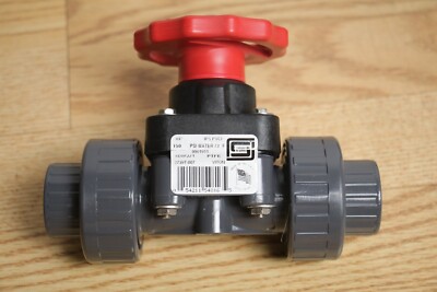 New Spears 2729-005C PVC Diaphragm Valve, 1/2'' NPT, EPDM O-Ring, CPVC  FKM PTFE