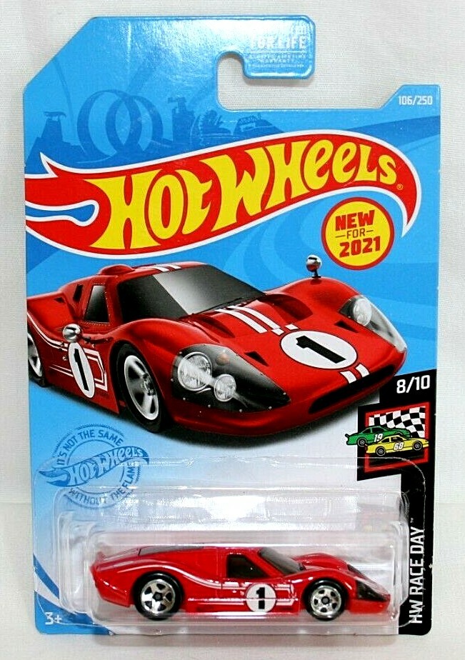 Hot Wheels ミニカーセット 8台セット Race Ford Amazon.com: Hot Wheels '67 Ford GT40 Mk.IV, Retro Racers 4