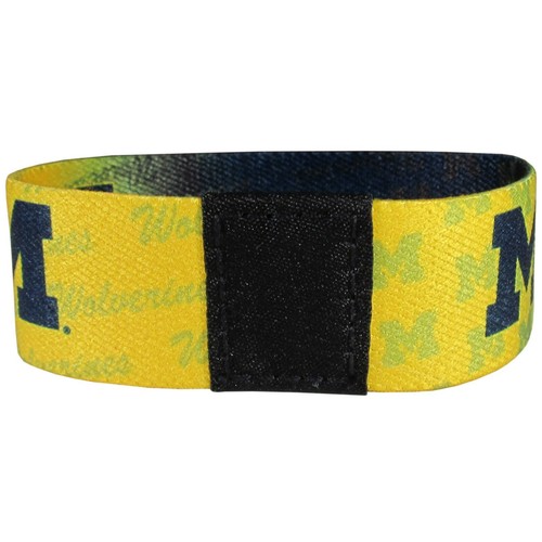 Michigan Wolverines Stretch Bracelet NCAA Licensed Jewelry - Picture 3 of 3