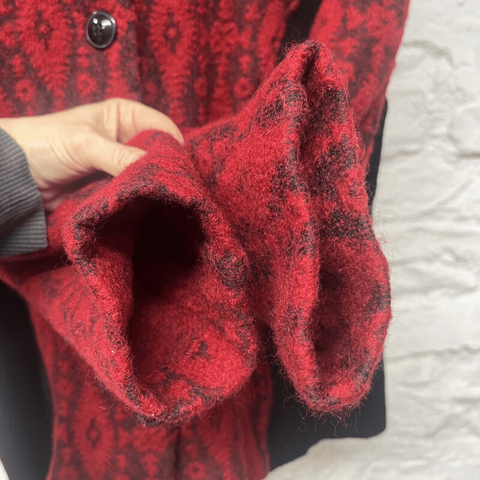 Pendleton Wool Blend Button Up Jacket Cardigan Pl… - image 5