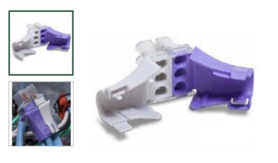  (QTY 50) Raco MCPCS6 Shield-IT 6-Port Push-In Connector Purple NEW