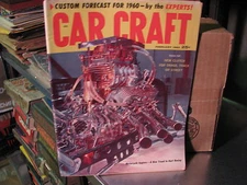 CAR CRAFT FEBRUARY 1960  Magazine '60 CUSTOM FORCAST,  ROD & CUSTOM WORLD'S FAIR