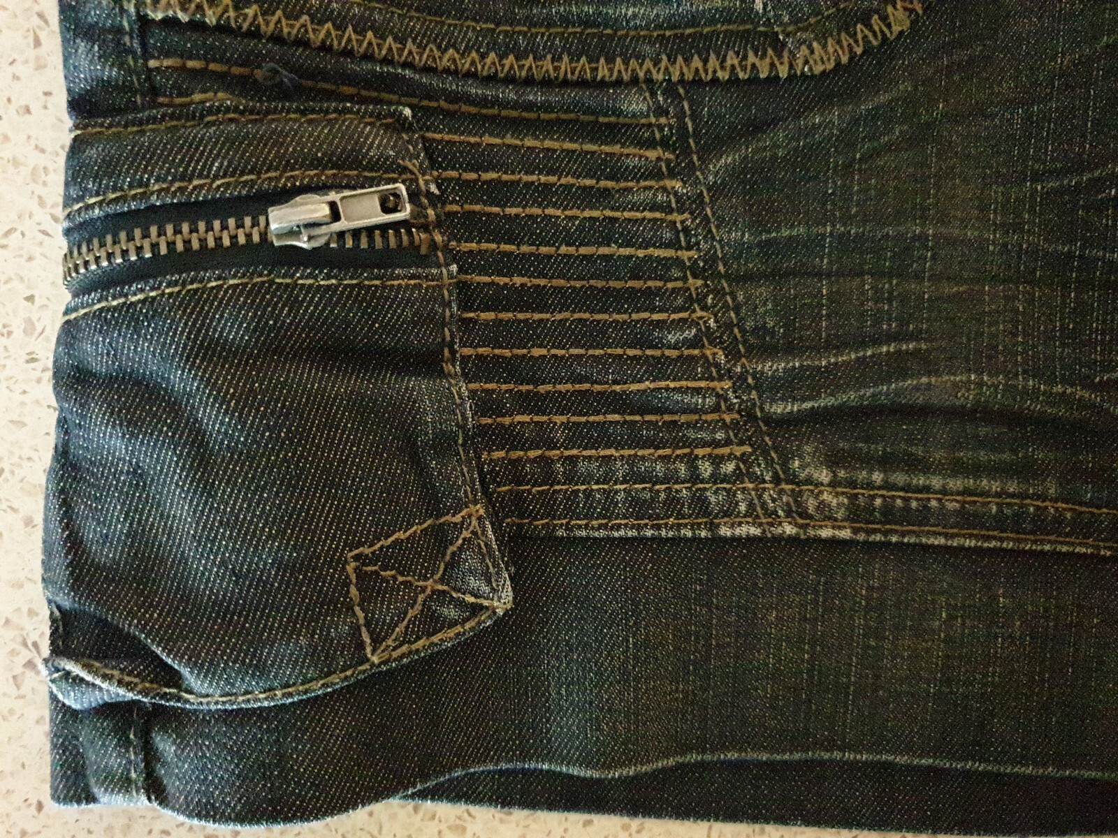 IL' Dolce Style H9 Jonny 23 Denim Skirt Size 12 image 6